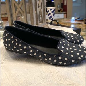 Ann Taylor polka dot flats